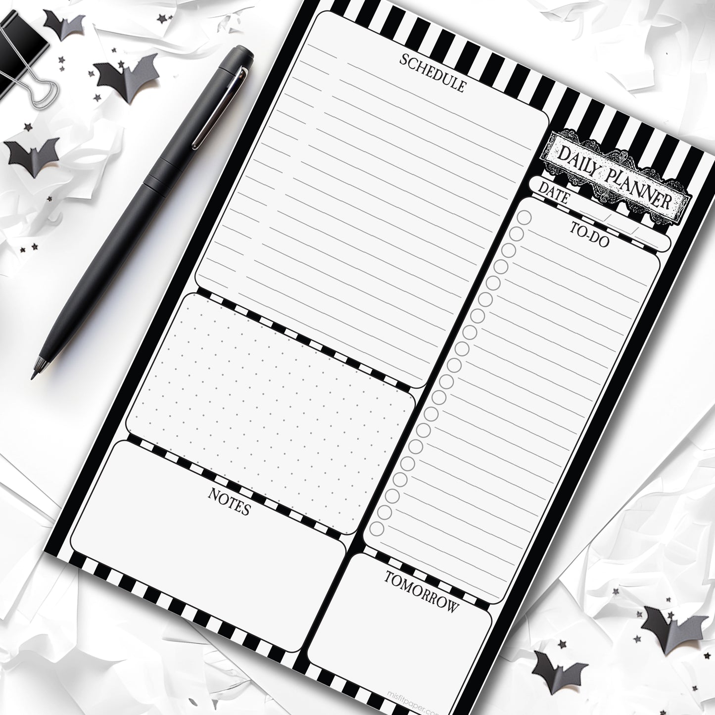 Beetlejuice Daily Desk Planner