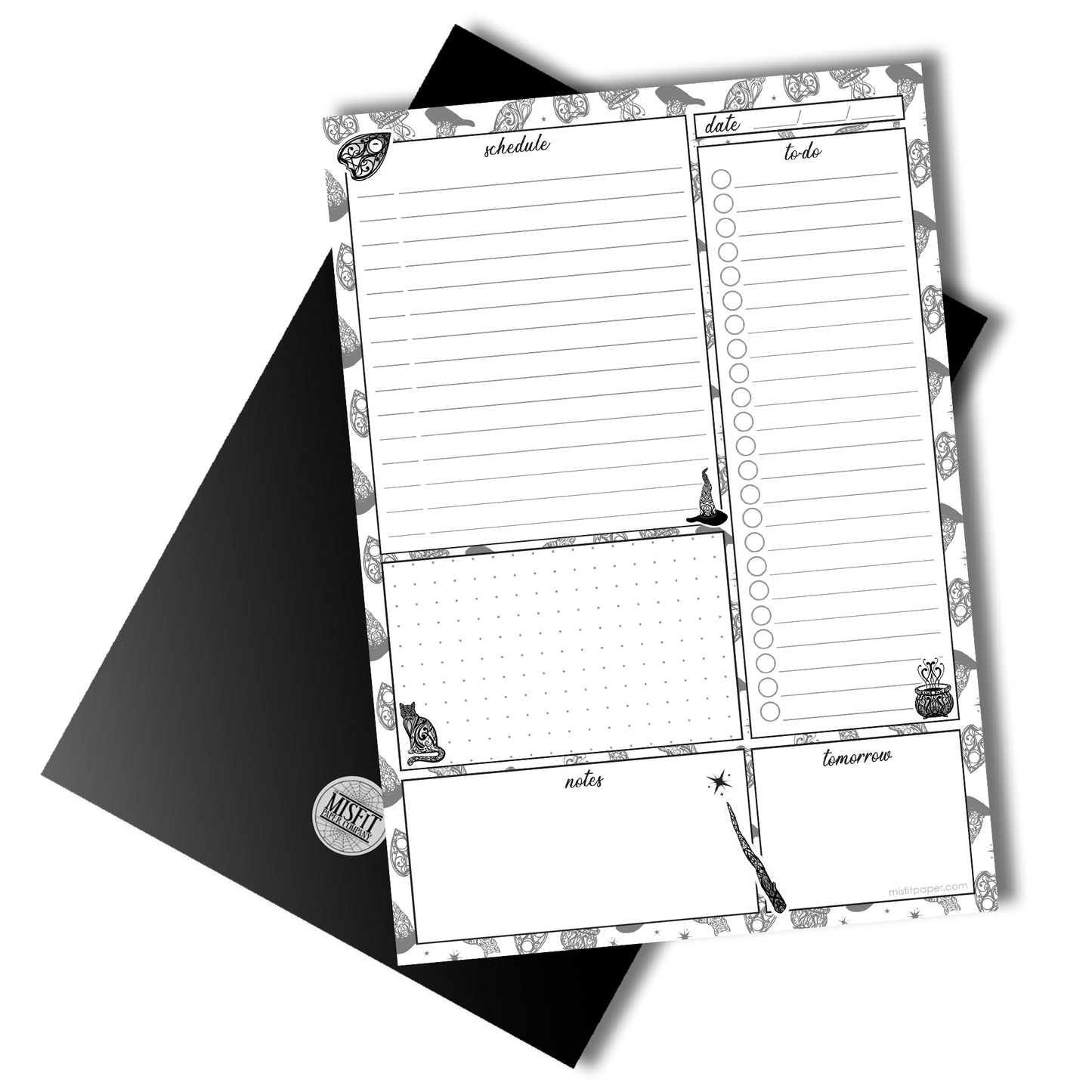 Magical Roots Tagesplaner für den Schreibtisch