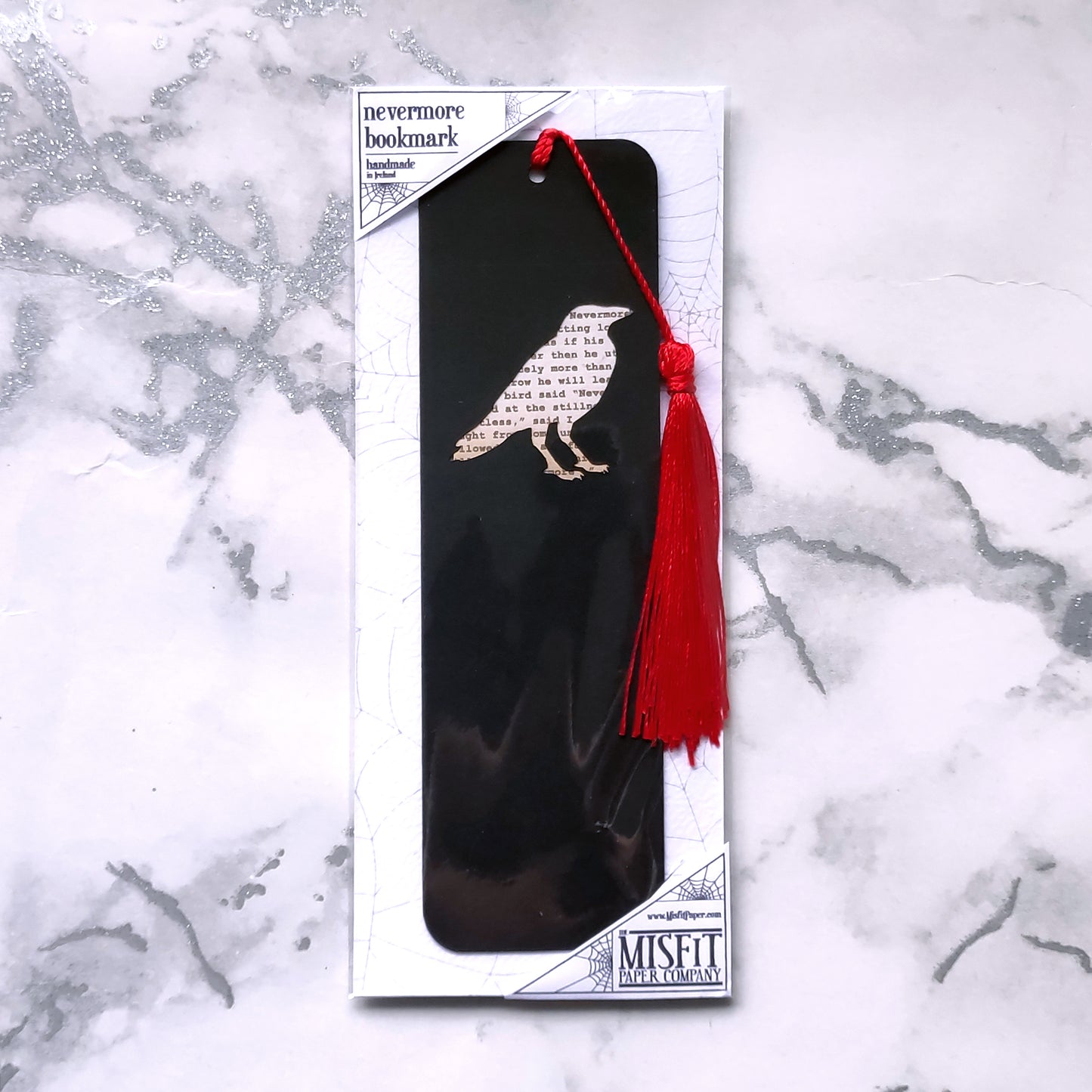 Nevermore Raven Bookmark