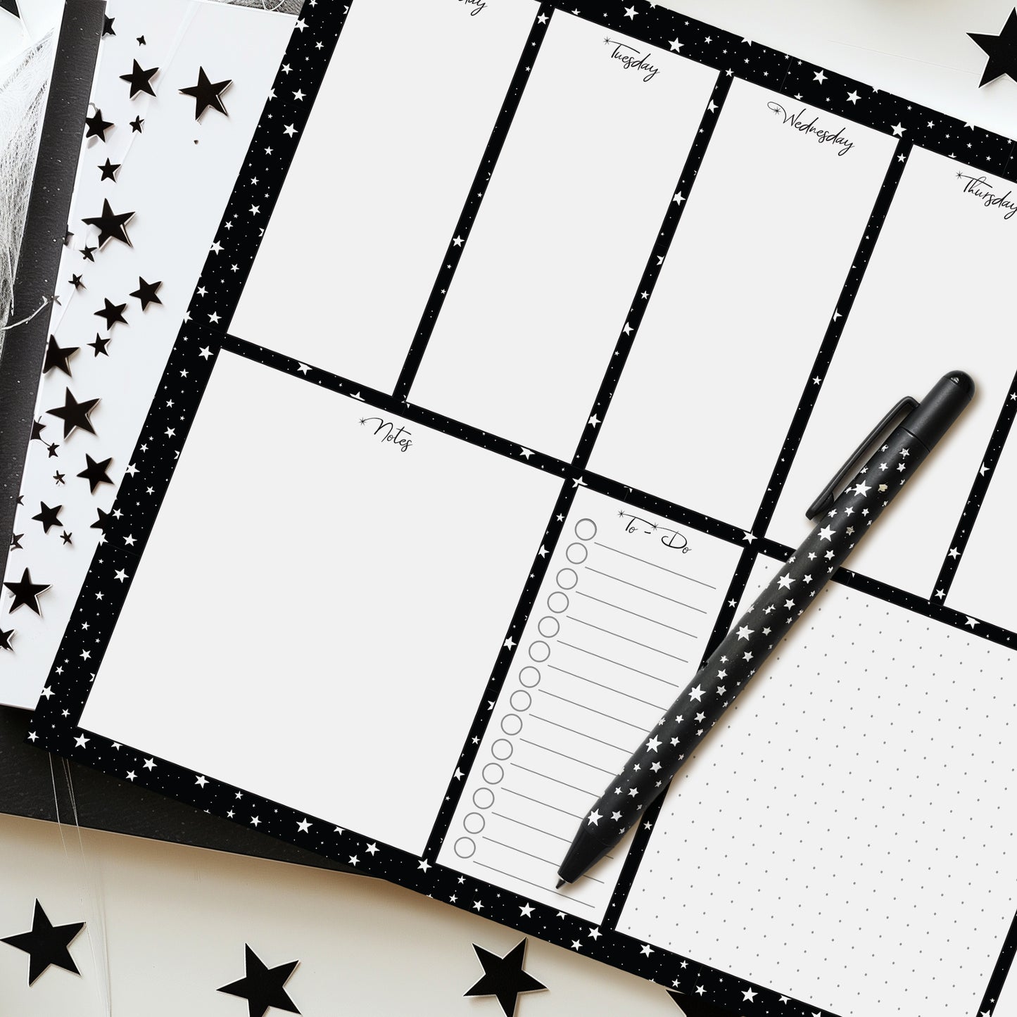 Sterrenhemel A4 Bureauplanner
