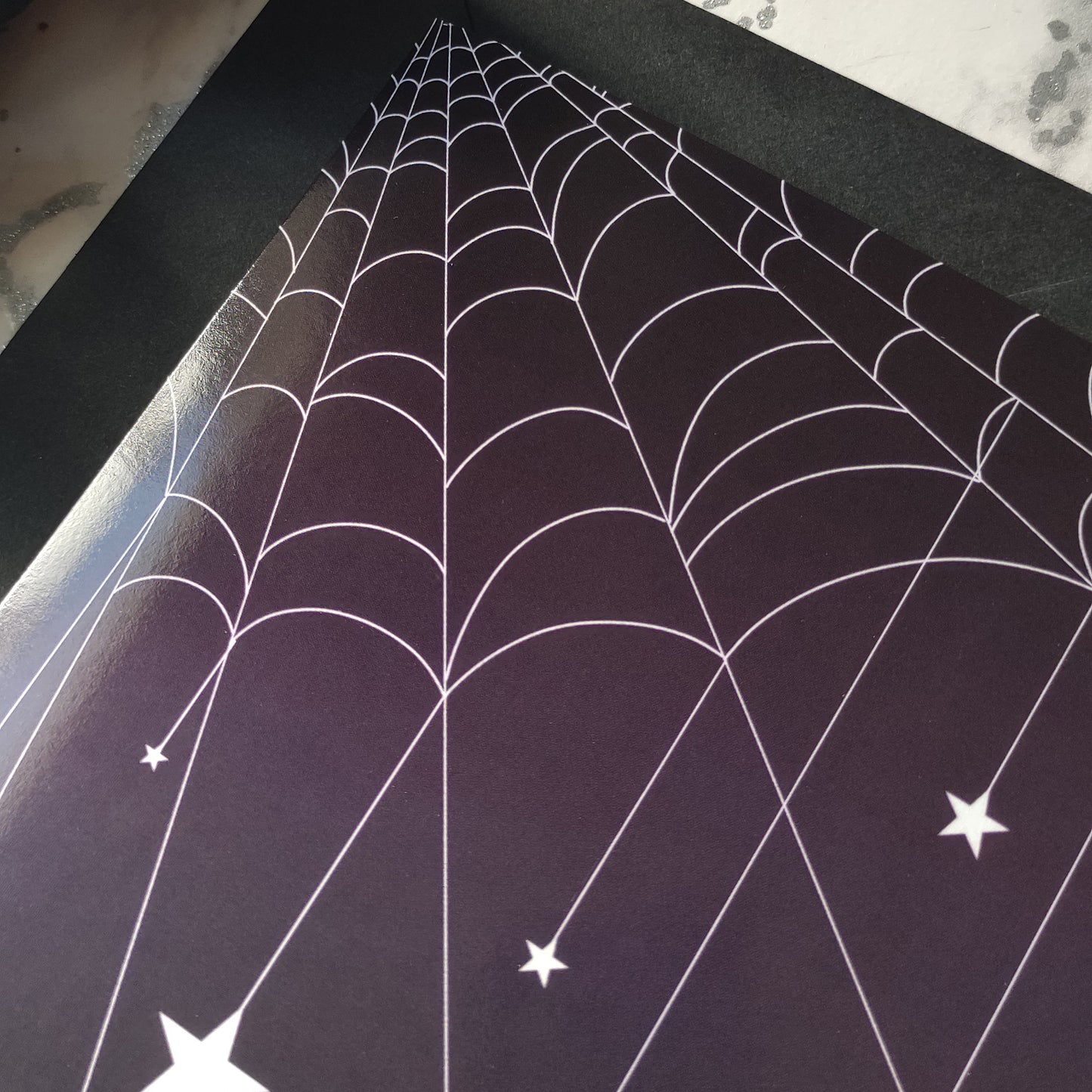 Starweb Cobweb & Star A5 Card