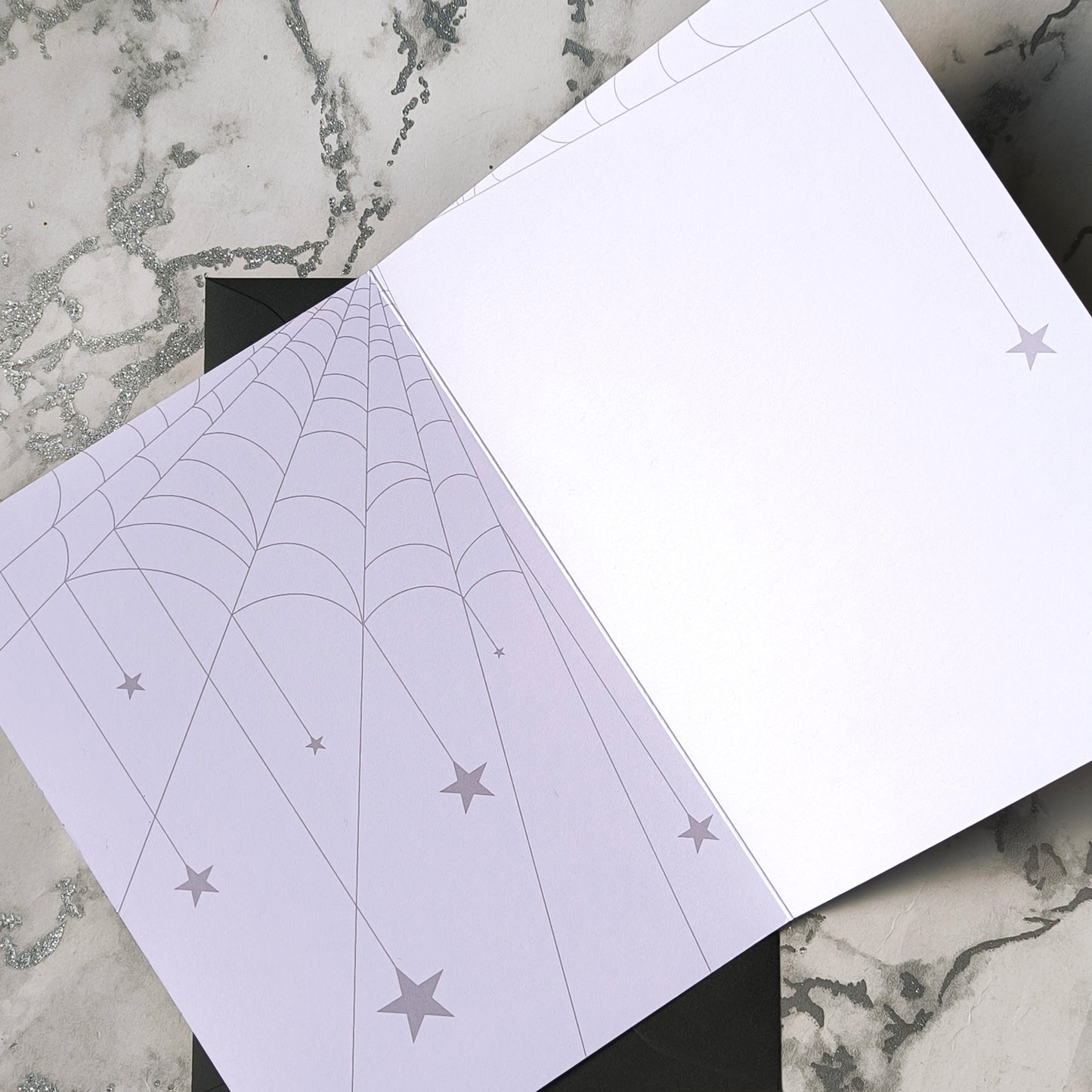 Starweb Cobweb & Star A5 Card