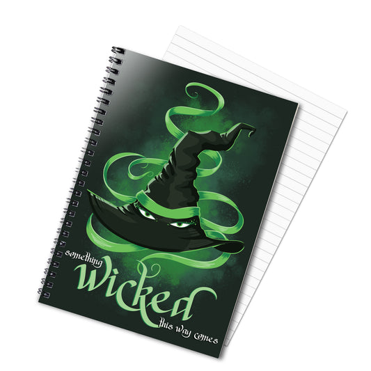 „Something Wicked“ A5-Notizbuch mit Spiralbindung