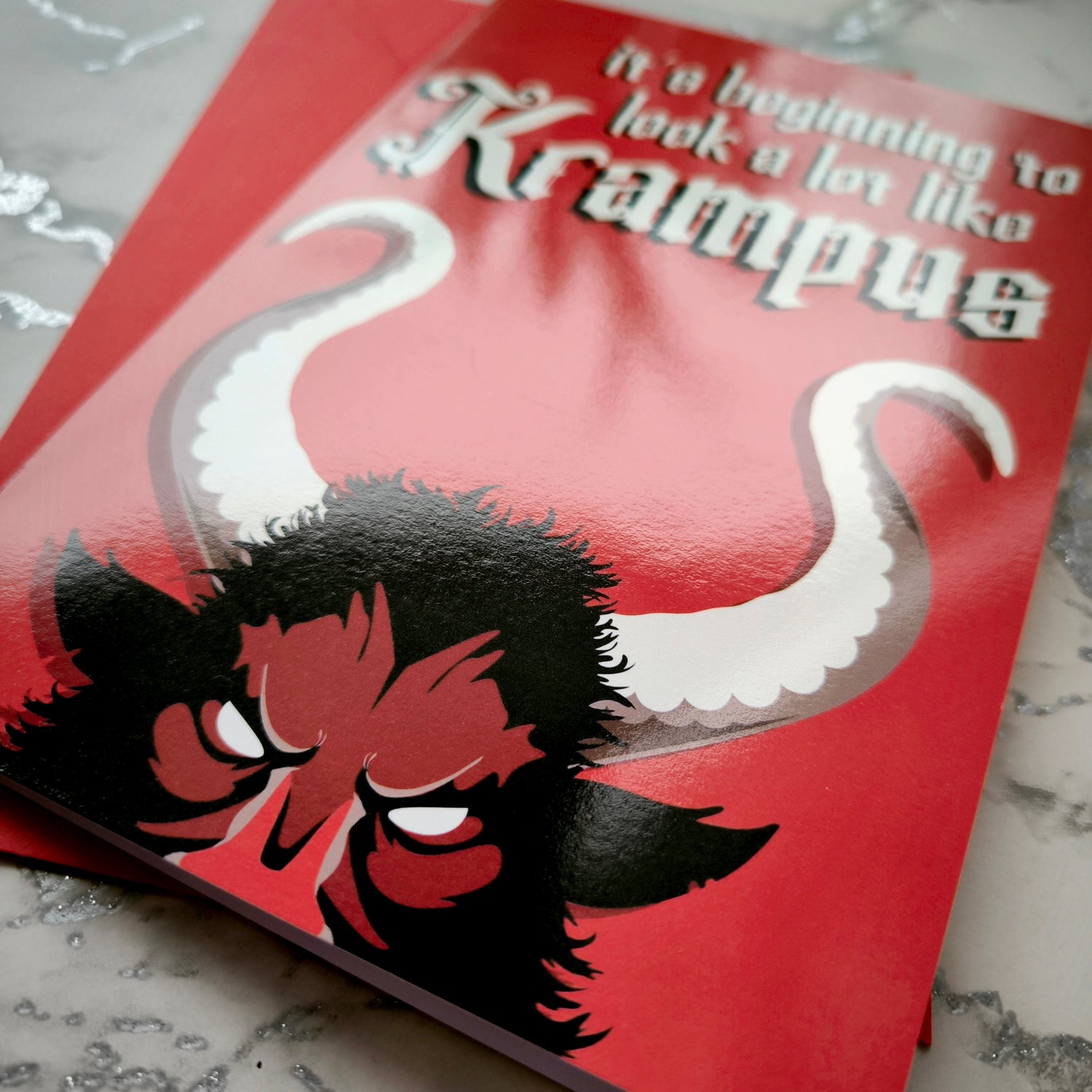 Gothic and alternative Christmas and holiday cards featuring spooky designs, Krampus, vampires, and festive darkness with a twist.