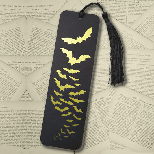 Gold Bat Bookmark