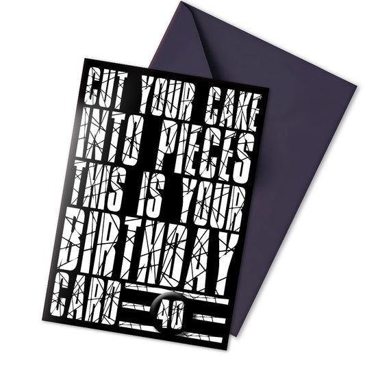 Last Resort Nu Metal Birthday Card & Badge