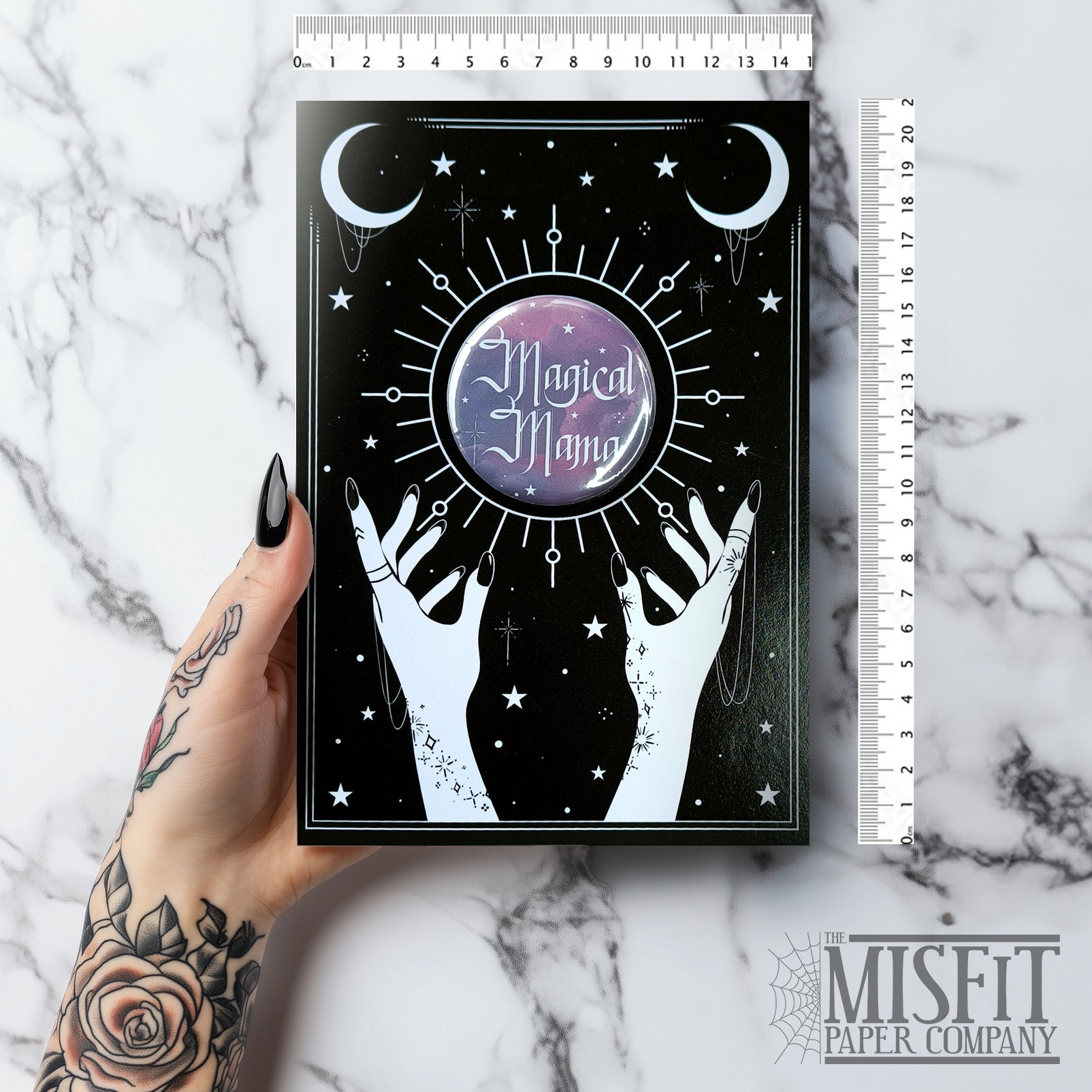 Magical Hands Card - Custom Badge