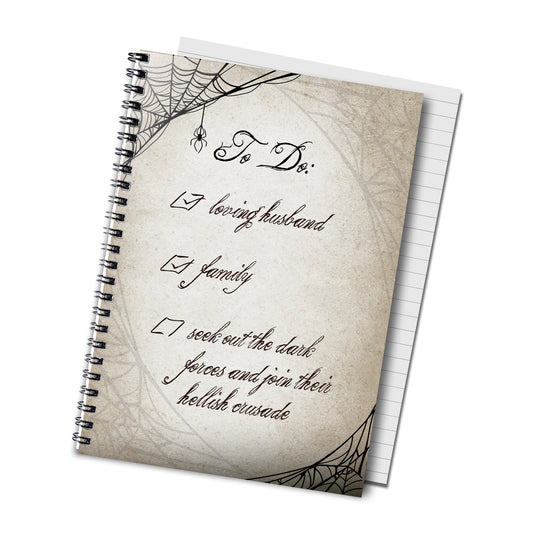 Morticia A5 Spiralnotizbuch