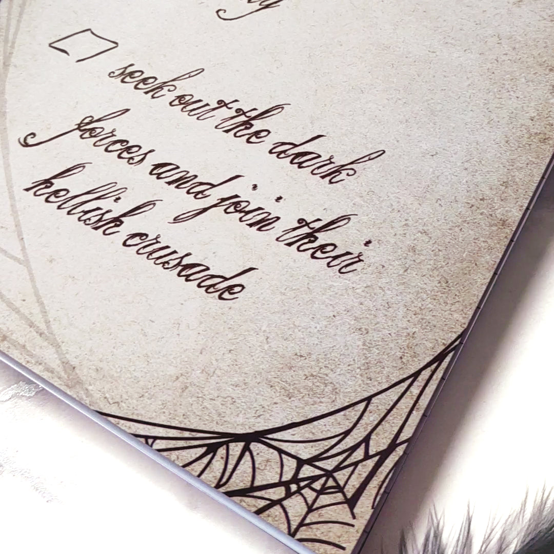 Morticia A5 Wirebound Notebook