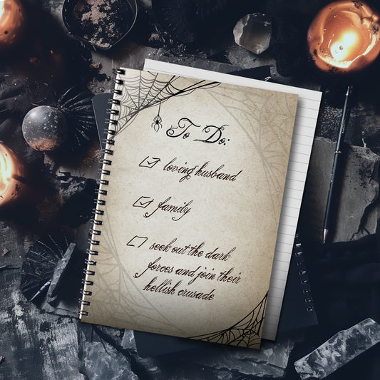 Morticia A5 Spiralnotizbuch
