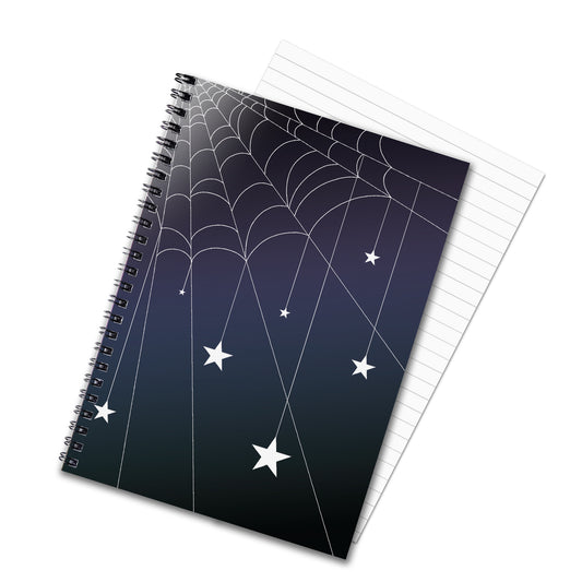 Starweb Spinnennetz &amp; Stern Notizbuch