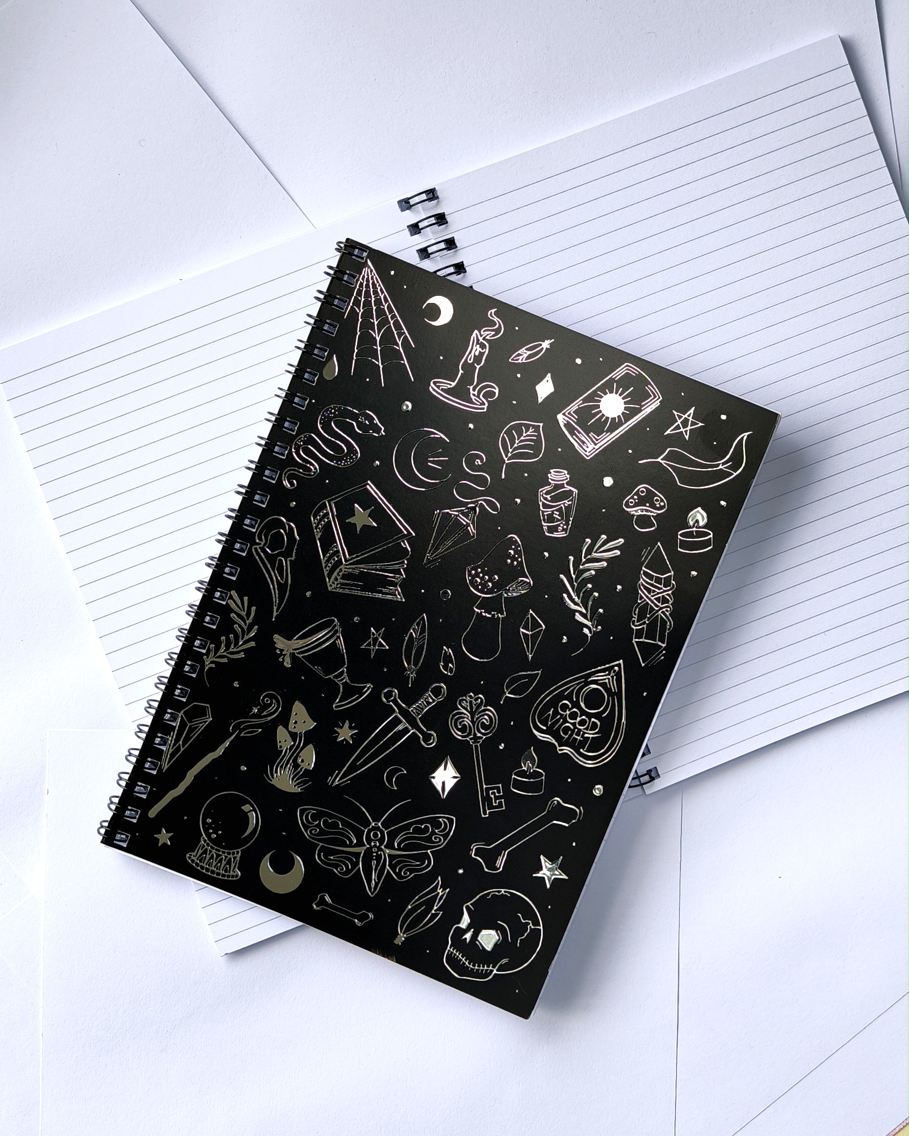 Chrome Witchy Icons Notebook