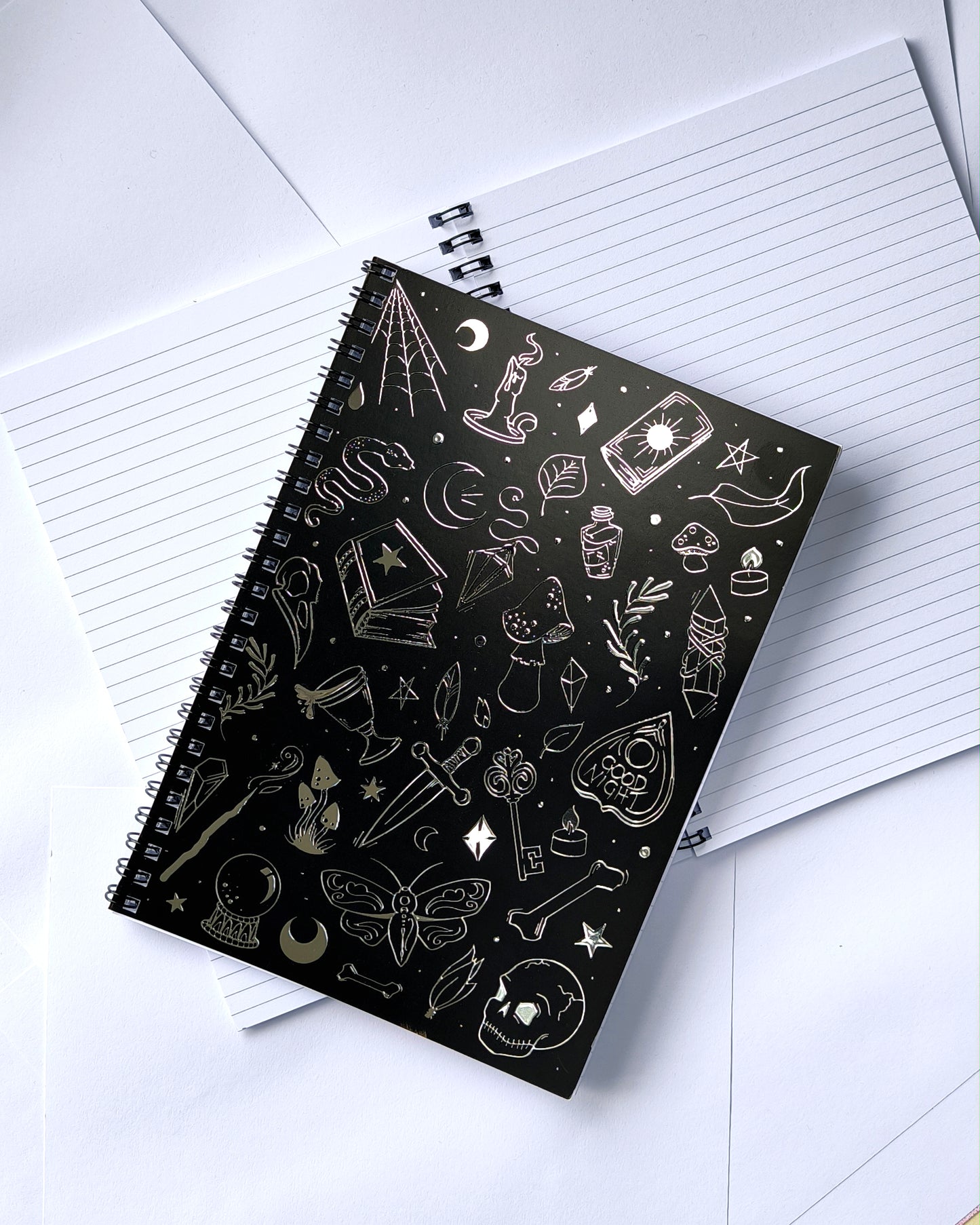Chrome Witchy Icons Notebook