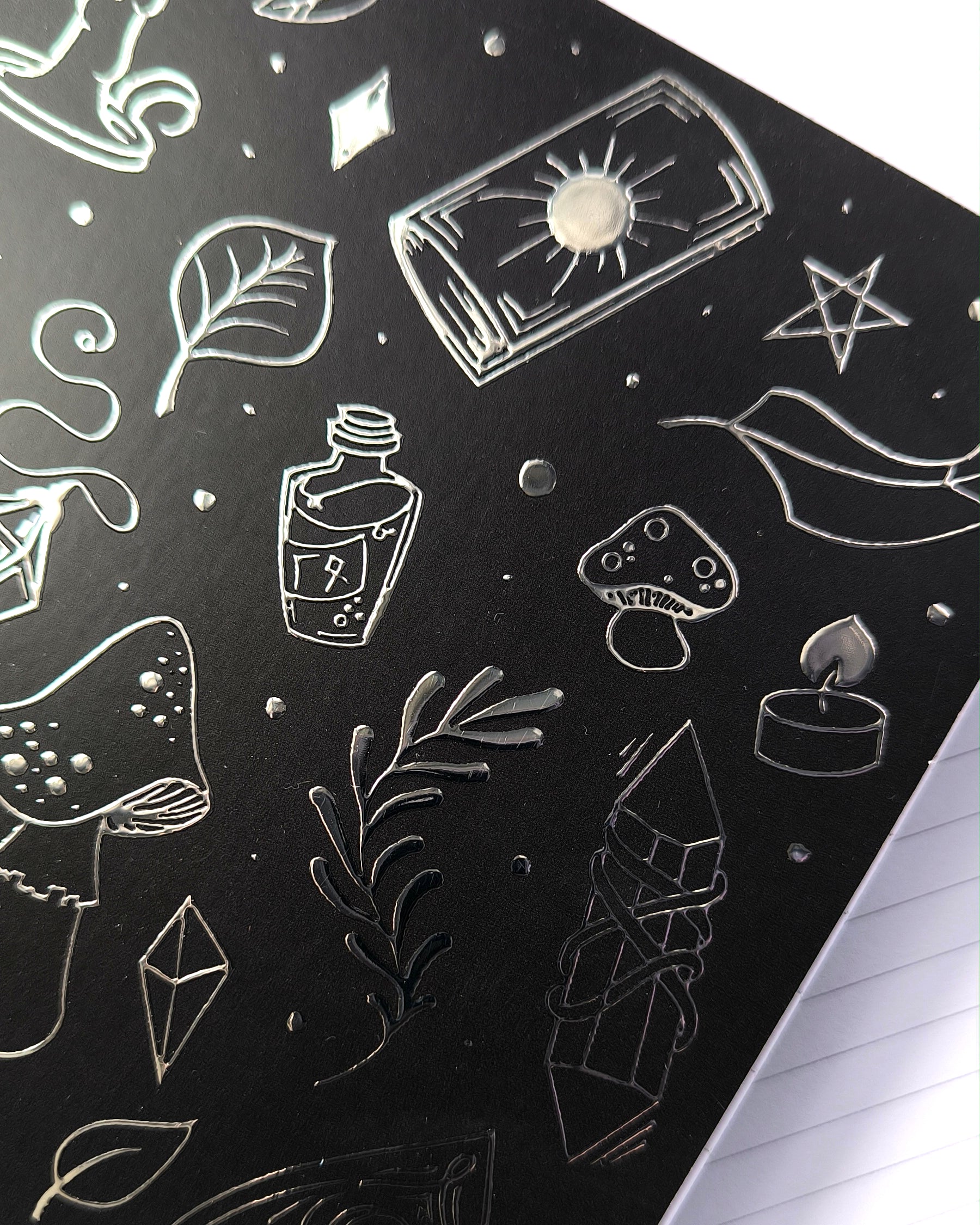 Chrome Witchy Icons Notebook