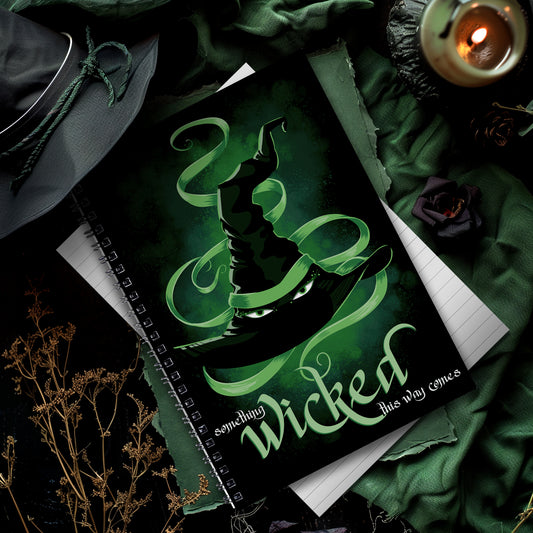 „Something Wicked“ A5-Notizbuch mit Spiralbindung